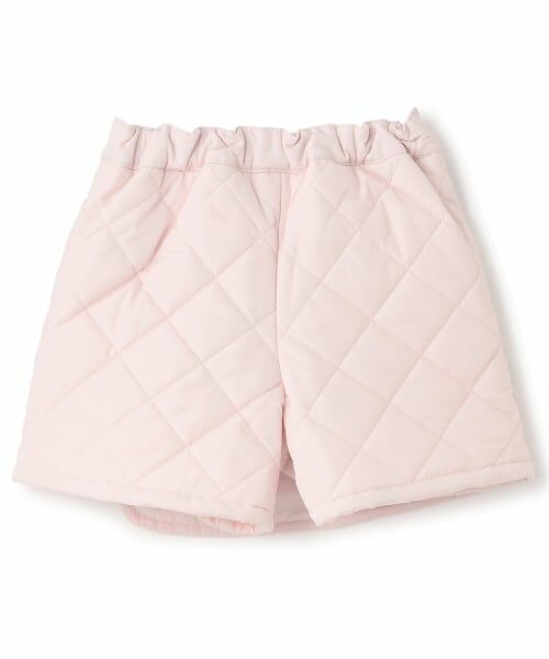 mezzo piano / メゾピアノ ショート・ハーフ・半端丈パンツ | リボンキルティング　ラップショートパンツ | 詳細1