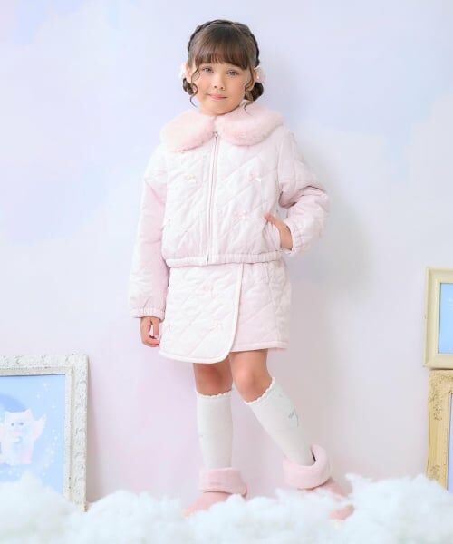 mezzo piano / メゾピアノ ショート・ハーフ・半端丈パンツ | リボンキルティング　ラップショートパンツ | 詳細14