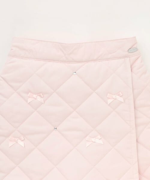 mezzo piano / メゾピアノ ショート・ハーフ・半端丈パンツ | リボンキルティング　ラップショートパンツ | 詳細2
