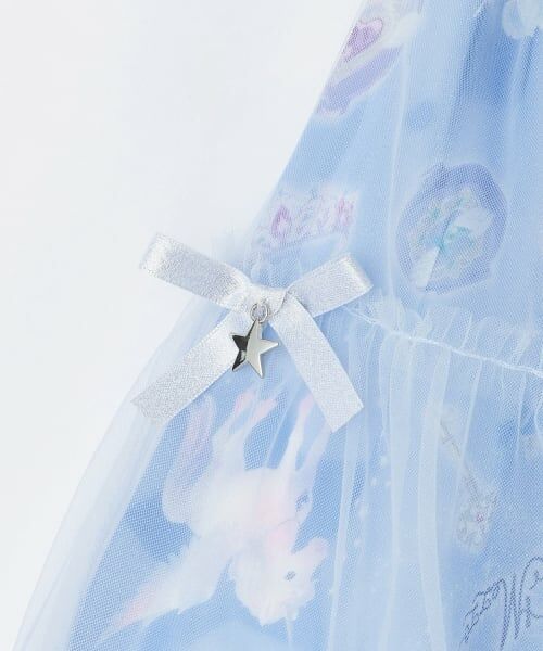 mezzo piano / メゾピアノ ミニ・ひざ丈スカート | マジカル柄チュールスカート | 詳細4