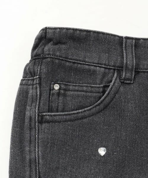 mezzo piano / メゾピアノ その他パンツ | キラキラデニム・ツイル ワイドパンツ | 詳細3