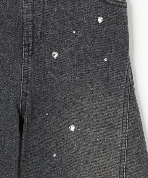 mezzo piano / メゾピアノ その他パンツ | キラキラデニム・ツイル ワイドパンツ | 詳細5