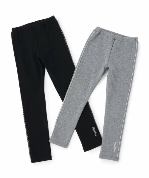 mezzo piano / メゾピアノ その他パンツ | サイドレース　あったかレギパン | 詳細9
