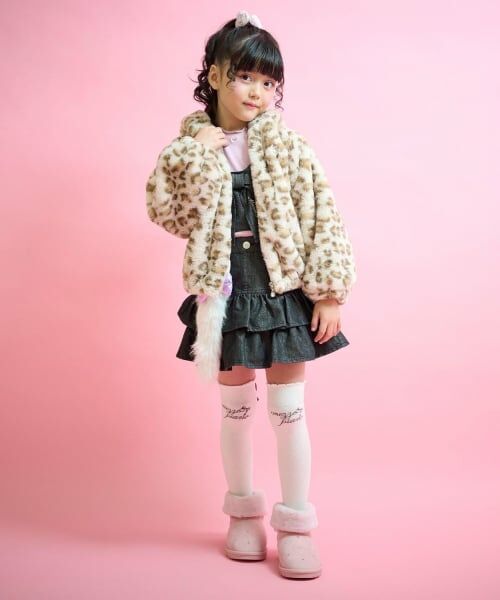 mezzo piano / メゾピアノ ショート・ハーフ・半端丈パンツ | しっぽチャームつき　ラメデニム段々スカパン | 詳細18