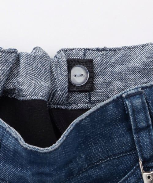 mezzo piano / メゾピアノ ショート・ハーフ・半端丈パンツ | しっぽチャームつき　ラメデニム段々スカパン | 詳細3