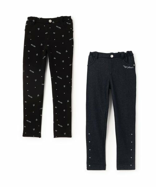 mezzo piano / メゾピアノ その他パンツ | 裏シャギーデニム　ロングパンツ | 詳細7