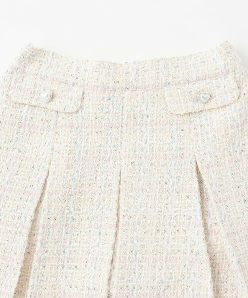 mezzo piano / メゾピアノ ショート・ハーフ・半端丈パンツ | ファンシーツィード スカパン | 詳細2
