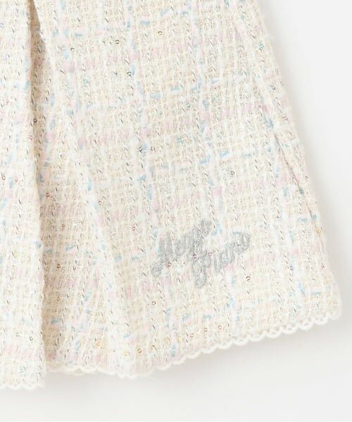 mezzo piano / メゾピアノ ショート・ハーフ・半端丈パンツ | ファンシーツィード スカパン | 詳細5