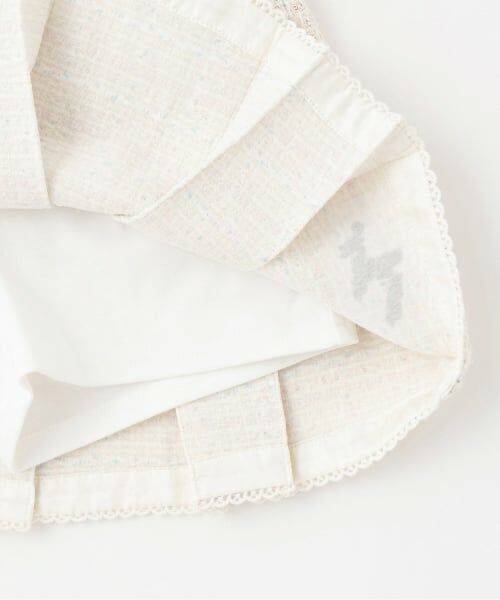 mezzo piano / メゾピアノ ショート・ハーフ・半端丈パンツ | ファンシーツィード スカパン | 詳細7