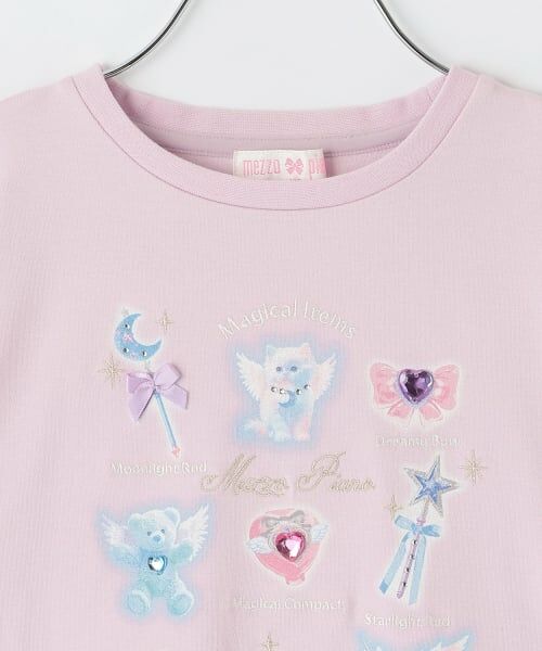 mezzo piano / メゾピアノ Tシャツ | マジカルグラフィック　長袖Tシャツ | 詳細2