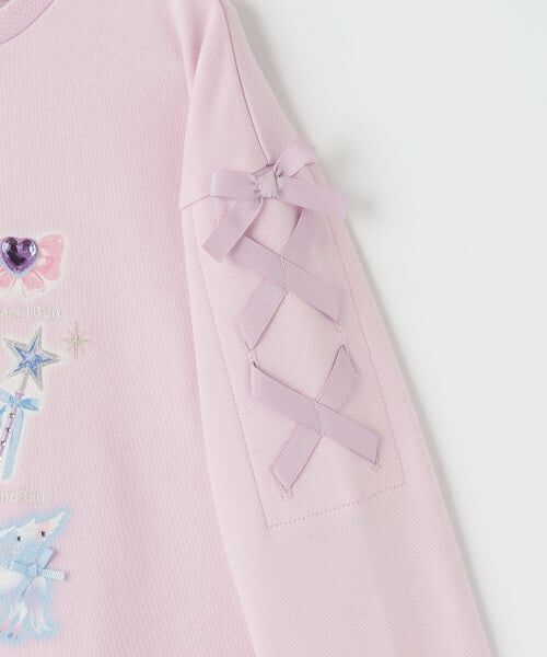 mezzo piano / メゾピアノ Tシャツ | マジカルグラフィック　長袖Tシャツ | 詳細3