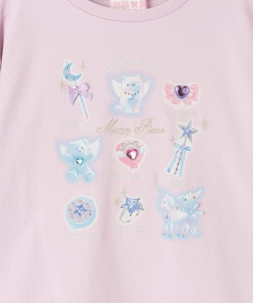 mezzo piano / メゾピアノ Tシャツ | マジカルグラフィック　長袖Tシャツ | 詳細4