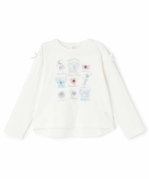 mezzo piano / メゾピアノ Tシャツ | マジカルグラフィック　長袖Tシャツ | 詳細9