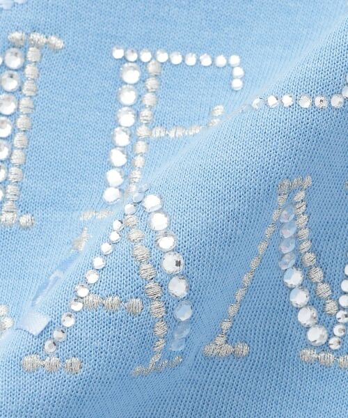 mezzo piano / メゾピアノ スウェット | ラインストーンロゴトレーナー＆裾チュールTシャツセット | 詳細12