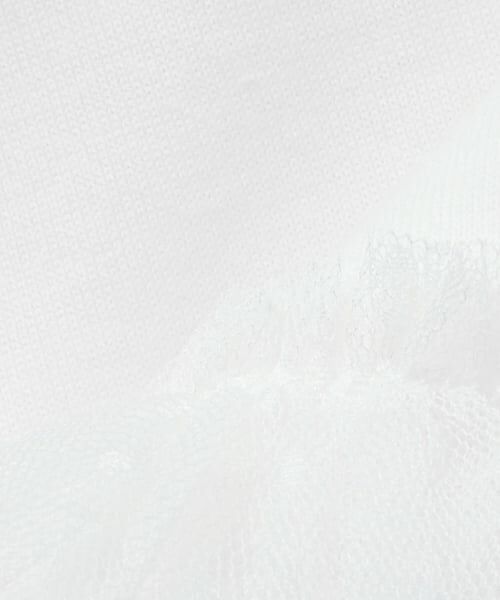 mezzo piano / メゾピアノ スウェット | ラインストーンロゴトレーナー＆裾チュールTシャツセット | 詳細13