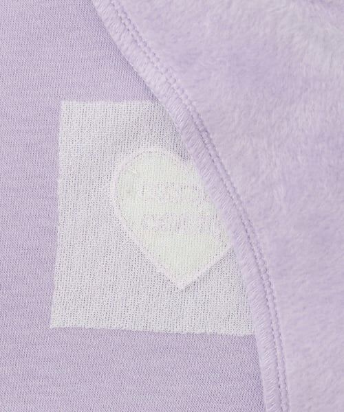 mezzo piano / メゾピアノ スウェット | ラメパイピング　ハーフZIPプルオーバー | 詳細3