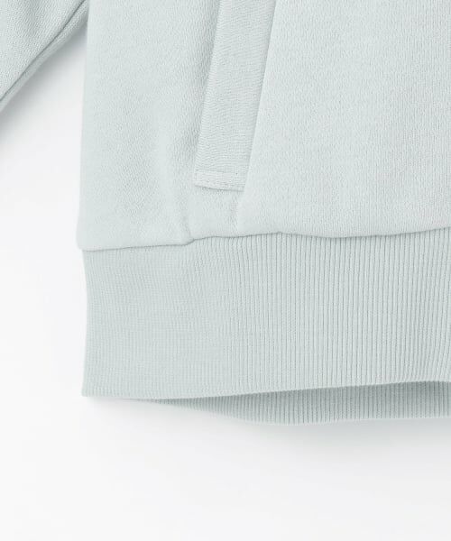 mezzo piano / メゾピアノ パーカー | ラメ裏毛　フェイクファーフードZIPパーカ | 詳細8