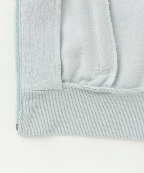mezzo piano / メゾピアノ パーカー | ラメ裏毛　フェイクファーフードZIPパーカ | 詳細9