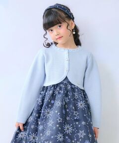 mezzo piano / メゾピアノ カーディガン・ボレロ | ラメニット　ボレロ