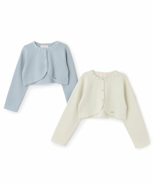 mezzo piano / メゾピアノ カーディガン・ボレロ | ラメニット　ボレロ | 詳細6