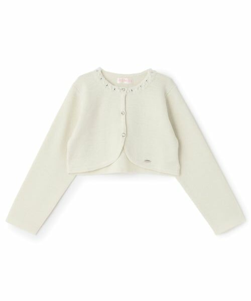 mezzo piano / メゾピアノ カーディガン・ボレロ | ラメニット　ボレロ | 詳細7