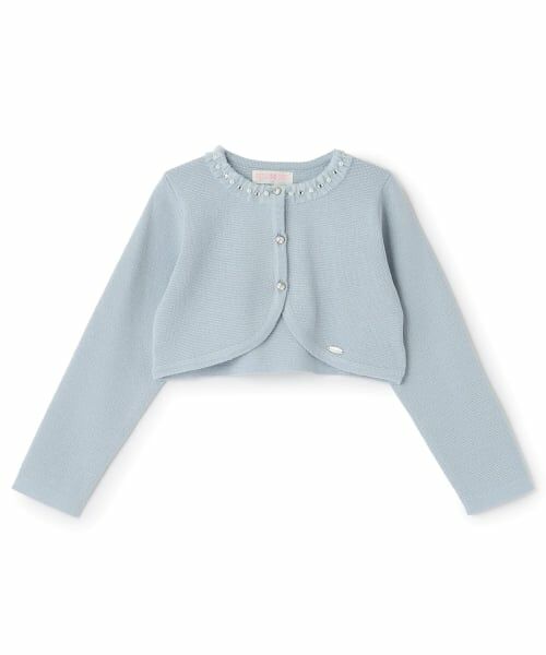 mezzo piano / メゾピアノ カーディガン・ボレロ | ラメニット　ボレロ | 詳細8
