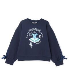 mezzo piano / メゾピアノ スウェット | スパンコールチュチュ　トレーナー