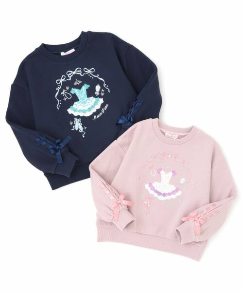 mezzo piano / メゾピアノ スウェット | スパンコールチュチュ　トレーナー | 詳細10