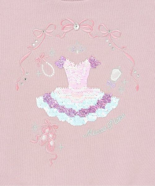 mezzo piano / メゾピアノ スウェット | スパンコールチュチュ　トレーナー | 詳細3