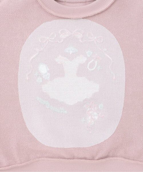 mezzo piano / メゾピアノ スウェット | スパンコールチュチュ　トレーナー | 詳細4