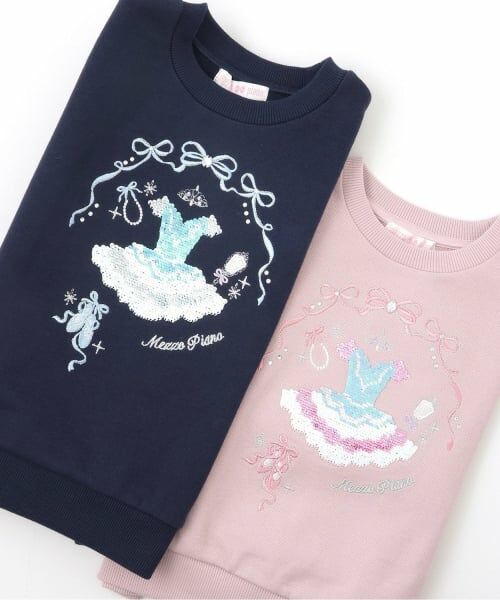 mezzo piano / メゾピアノ スウェット | スパンコールチュチュ　トレーナー | 詳細6