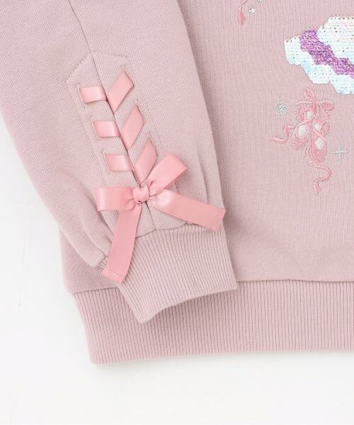 mezzo piano / メゾピアノ スウェット | スパンコールチュチュ　トレーナー | 詳細7