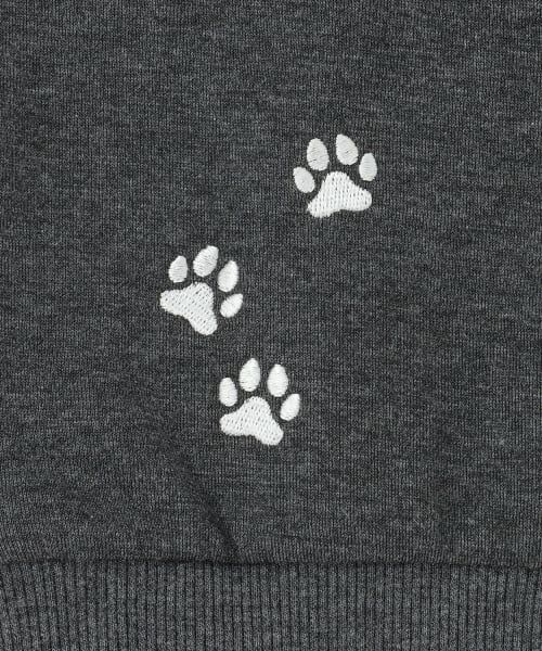 mezzo piano / メゾピアノ パーカー | ネコ耳フェイクファーロゴ　プルパーカ | 詳細6