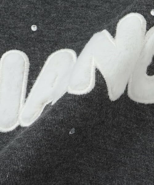 mezzo piano / メゾピアノ パーカー | ネコ耳フェイクファーロゴ　プルパーカ | 詳細8