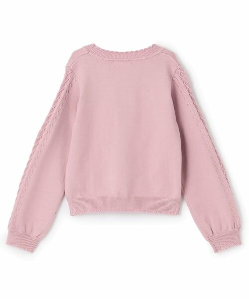 mezzo piano / メゾピアノ ニット・セーター | もふもふネコ　ニットプルオーバー | 詳細1