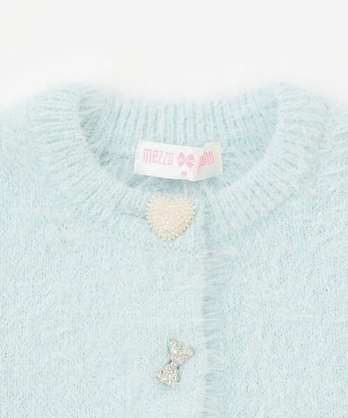 mezzo piano / メゾピアノ カーディガン・ボレロ | キラキラシャギー　ニットカーディガン | 詳細2