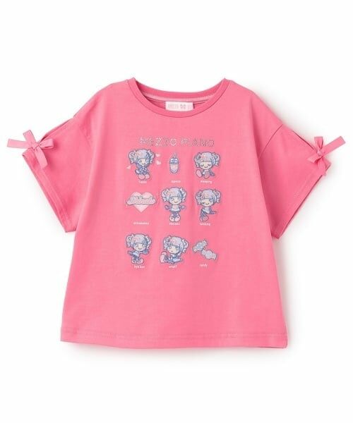 mezzo piano / メゾピアノ Tシャツ | 【しなこちゃん】なりきり半袖Tシャツ | 詳細12