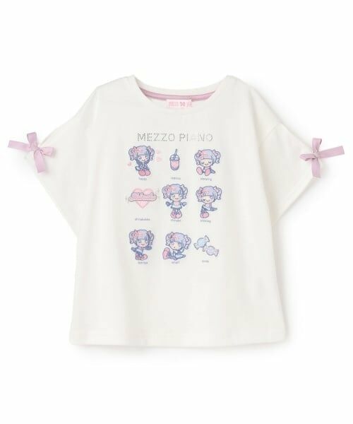 mezzo piano / メゾピアノ Tシャツ | 【しなこちゃん】なりきり半袖Tシャツ | 詳細13