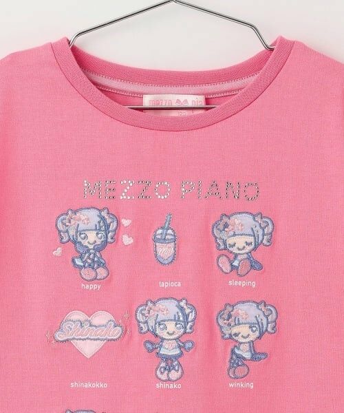 mezzo piano / メゾピアノ Tシャツ | 【しなこちゃん】なりきり半袖Tシャツ | 詳細2
