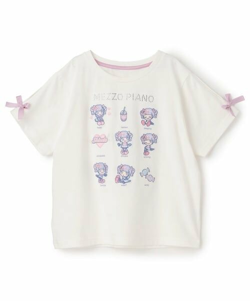 mezzo piano / メゾピアノ Tシャツ | 【しなこちゃん】なりきり半袖Tシャツ大人用 | 詳細13