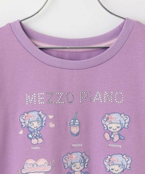 mezzo piano / メゾピアノ Tシャツ | 【しなこちゃん】なりきり半袖Tシャツ大人用 | 詳細2