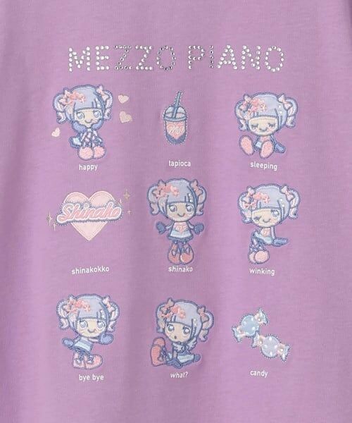 mezzo piano / メゾピアノ Tシャツ | 【しなこちゃん】なりきり半袖Tシャツ大人用 | 詳細3