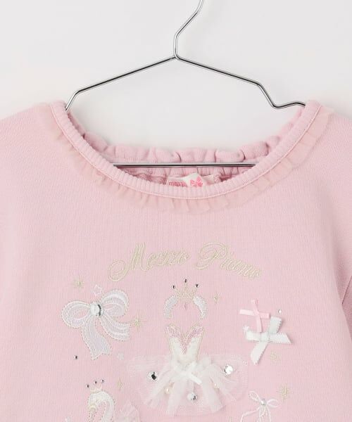 mezzo piano / メゾピアノ スウェット | バレエ刺しゅう　トレーナー | 詳細2