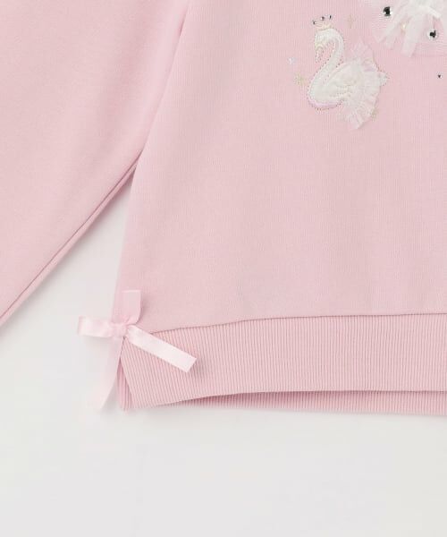 mezzo piano / メゾピアノ スウェット | バレエ刺しゅう　トレーナー | 詳細5