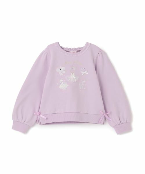 mezzo piano / メゾピアノ スウェット | バレエ刺しゅう　トレーナー | 詳細9