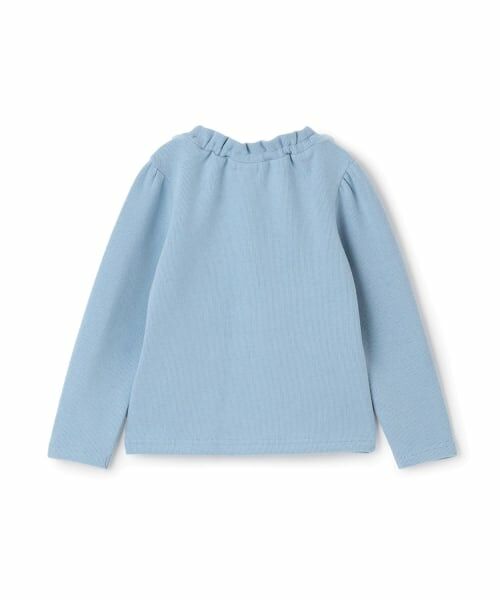 mezzo piano / メゾピアノ Tシャツ | ネックレス刺しゅう　プチハイ長袖Tシャツ | 詳細1