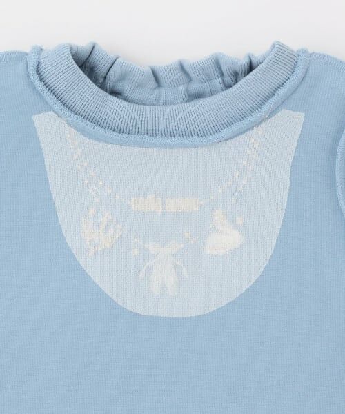 mezzo piano / メゾピアノ Tシャツ | ネックレス刺しゅう　プチハイ長袖Tシャツ | 詳細5