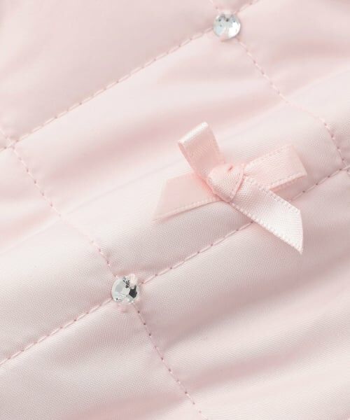 mezzo piano / メゾピアノ ブルゾン | リボンキルティング　フェイクファー衿つきブルゾン | 詳細10