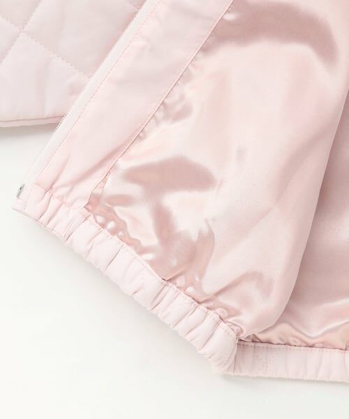 mezzo piano / メゾピアノ ブルゾン | リボンキルティング　フェイクファー衿つきブルゾン | 詳細9