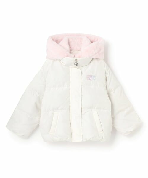 mezzo piano / メゾピアノ ブルゾン | 2way　ウォッシャブルダウン（オフ ホワイト）